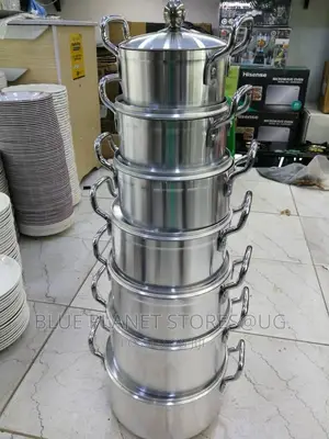 7pcs Cooking and Serving Dishes \\ Aluminium 