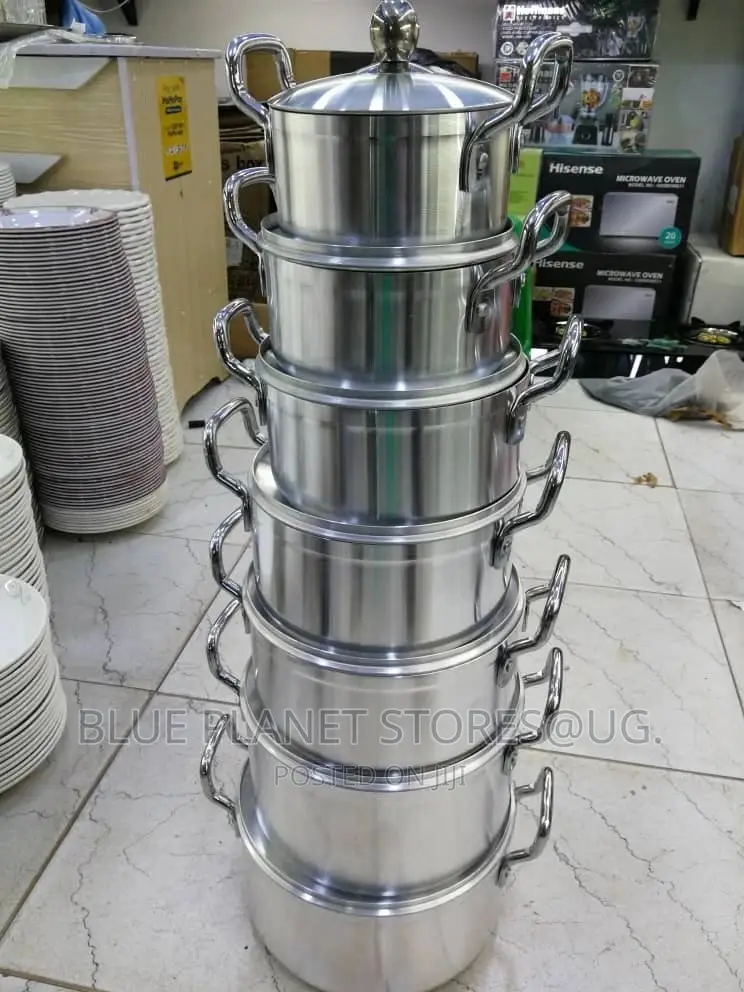7pcs Cooking and Serving Dishes \\ Aluminium 