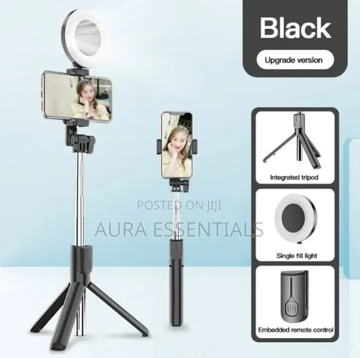 Selfie Stick Tripod With FLIP - UP Light
