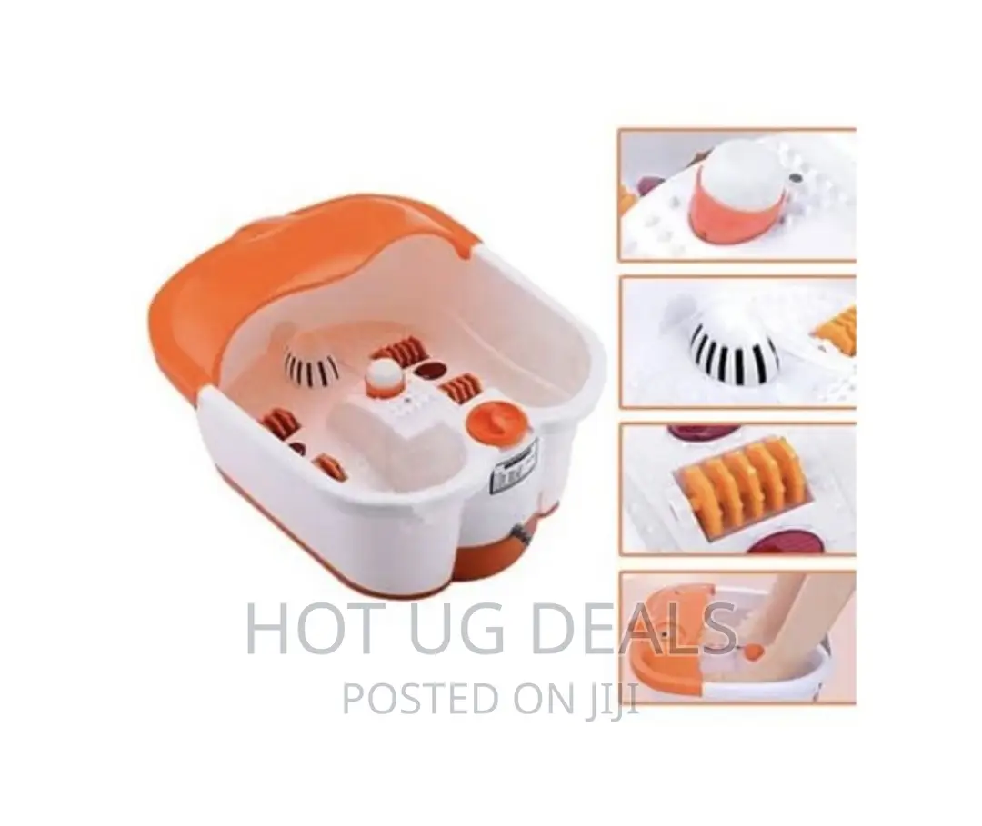 Multifunctional Footbath Massager-White