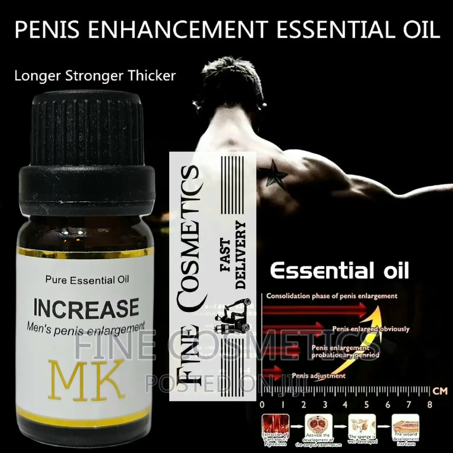 MK Male Enlargement Pure Essential Oil for Size and Stamina