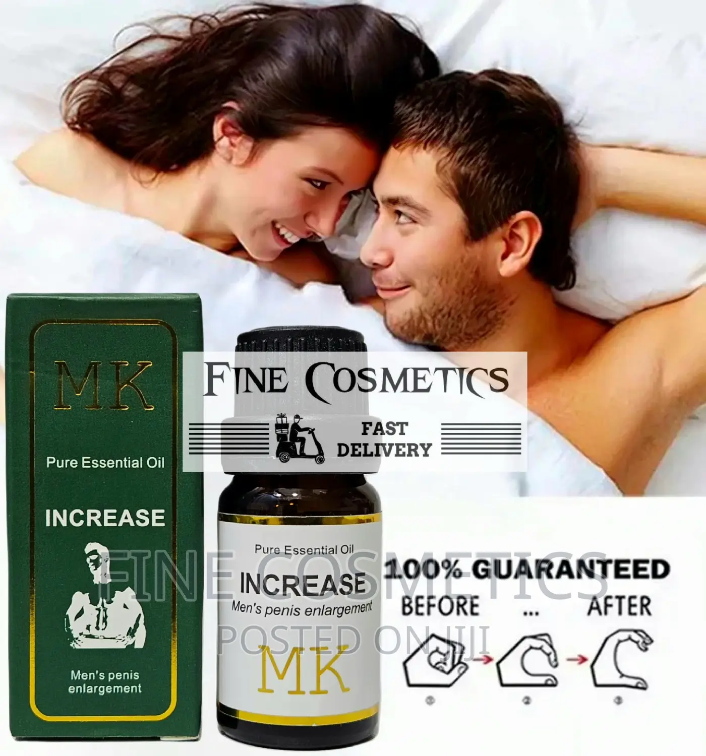 MK Male Enlargement Pure Essential Oil for Size and Stamina