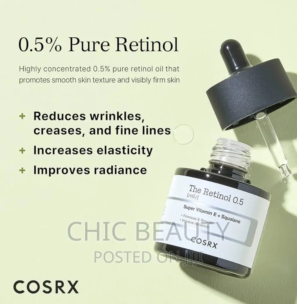 Cosrx Retinol 0.5 Oil Serum. For Firmer Skin, Brighten Skin 20ml