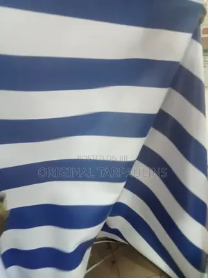 Blue and White PVC Tarpaulins