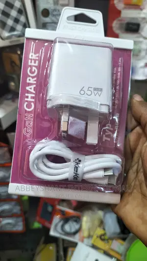 Fast Charger,65w Charger/Type C to C Cable and Charger