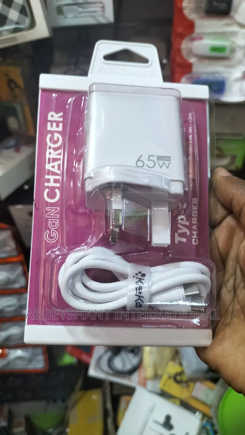 Fast Charger,65w Charger/Type C to C Cable and Charger