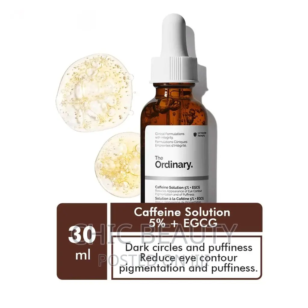 The Ordinary Caffeine Eye Serum Solution, 5%+EGCG Eye Serum