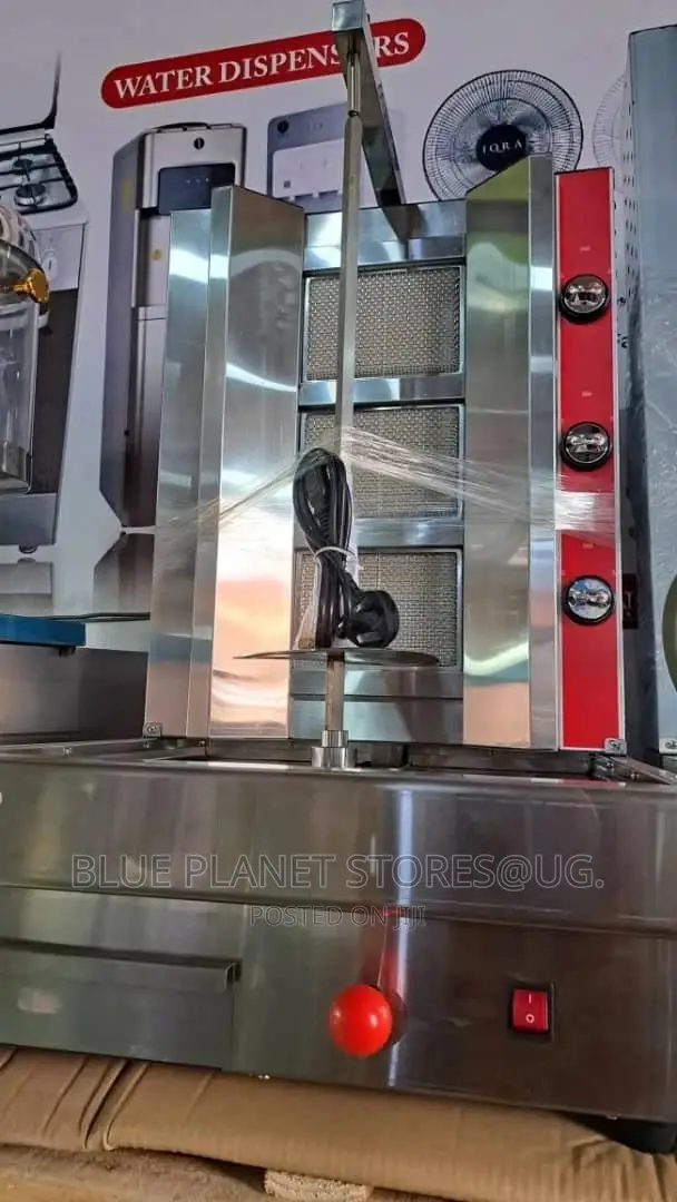 ADH Automatic 3 Burner Gas Shawarma Machines \\ COMMERCIAL