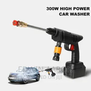 Pressure Spray Gun With Two Batteries.
