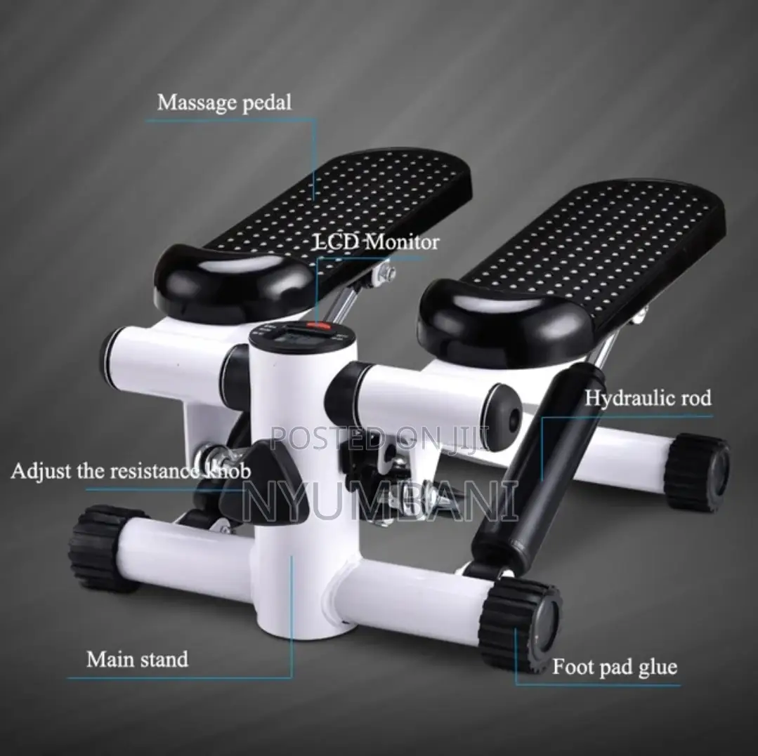 Mini Exercise Stepper With Resistance Bands