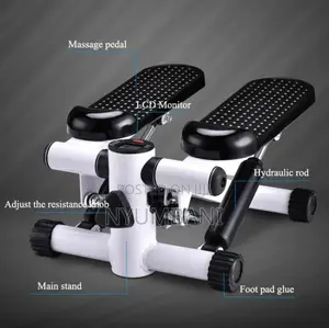 Mini Exercise Stepper With Resistance Bands