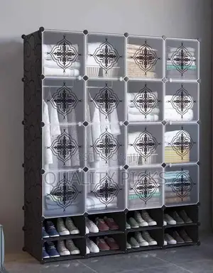 Black Plastic Wardrobe