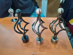 Metallic Curtain Rod Endicaps(Price for a Pair)