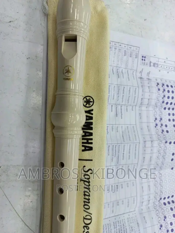 YAMAHA YRS-23 Soprano/Descant Recorder Flute Straight.
