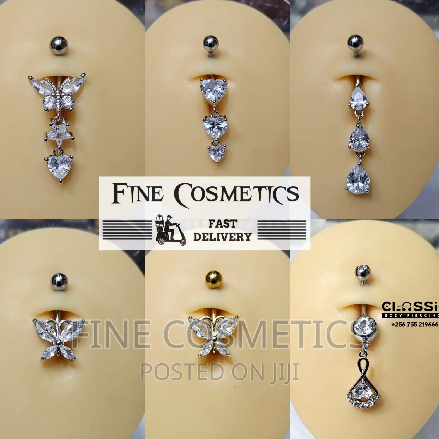 Glamorous Belly Rings Charming Navel Belly Button Jewelry
