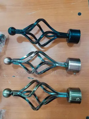 Metallic Curtain Rod Endicaps(Price for a Pair)