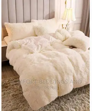 Fluffy Bedcover Duvet Cream