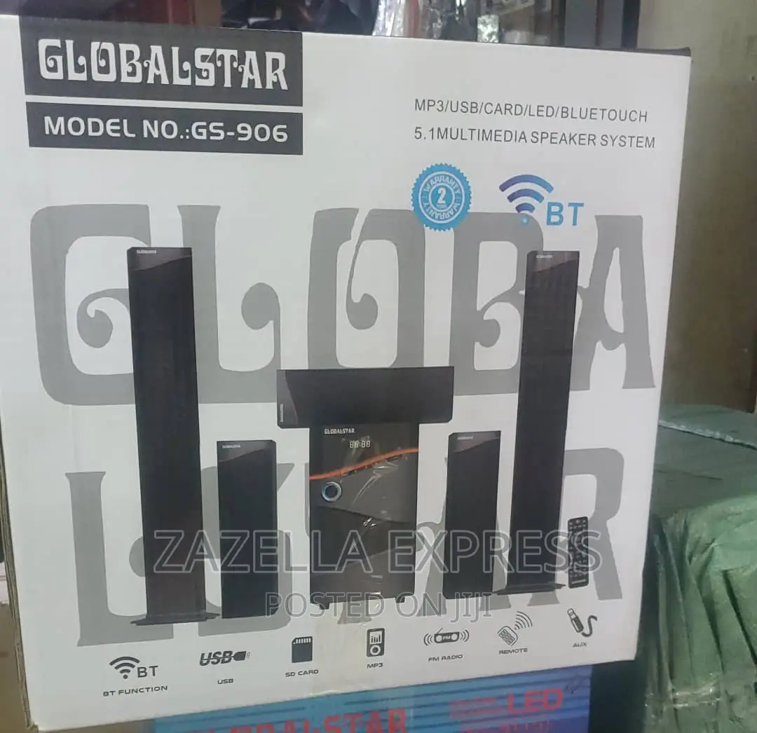 Globalstar Bluetooth Speaker GS-906 5.1 Home Multispeaker Sy