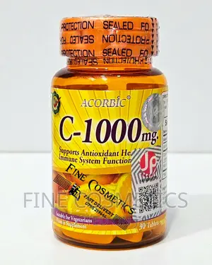 Acorbic Vitamin C 1000mg Healthy Skin + Immune Support Pills