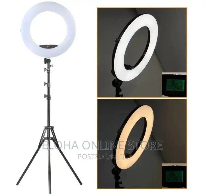 12 Inch Beauty Pro LED Ring Light With Stand and Phoneholder