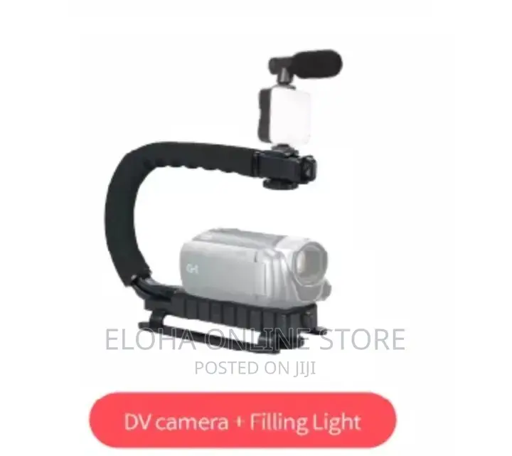 Portable Camera Stabilizer ,Fill Light, Microphone Bracket