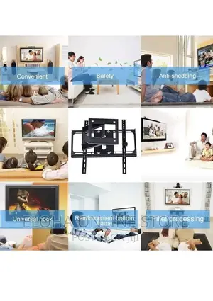 Wall Mount Tilt Swivel Telescopic Bra Let/ Stand
