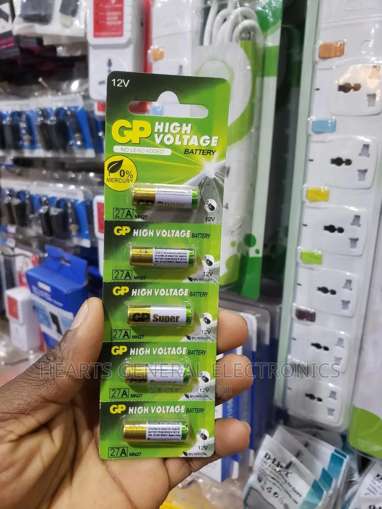27A Alkaline Batteries (27A 12V)