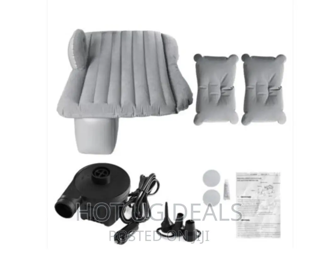 Car Travel Inflatable Air Mattress Bed With Free Air Pump