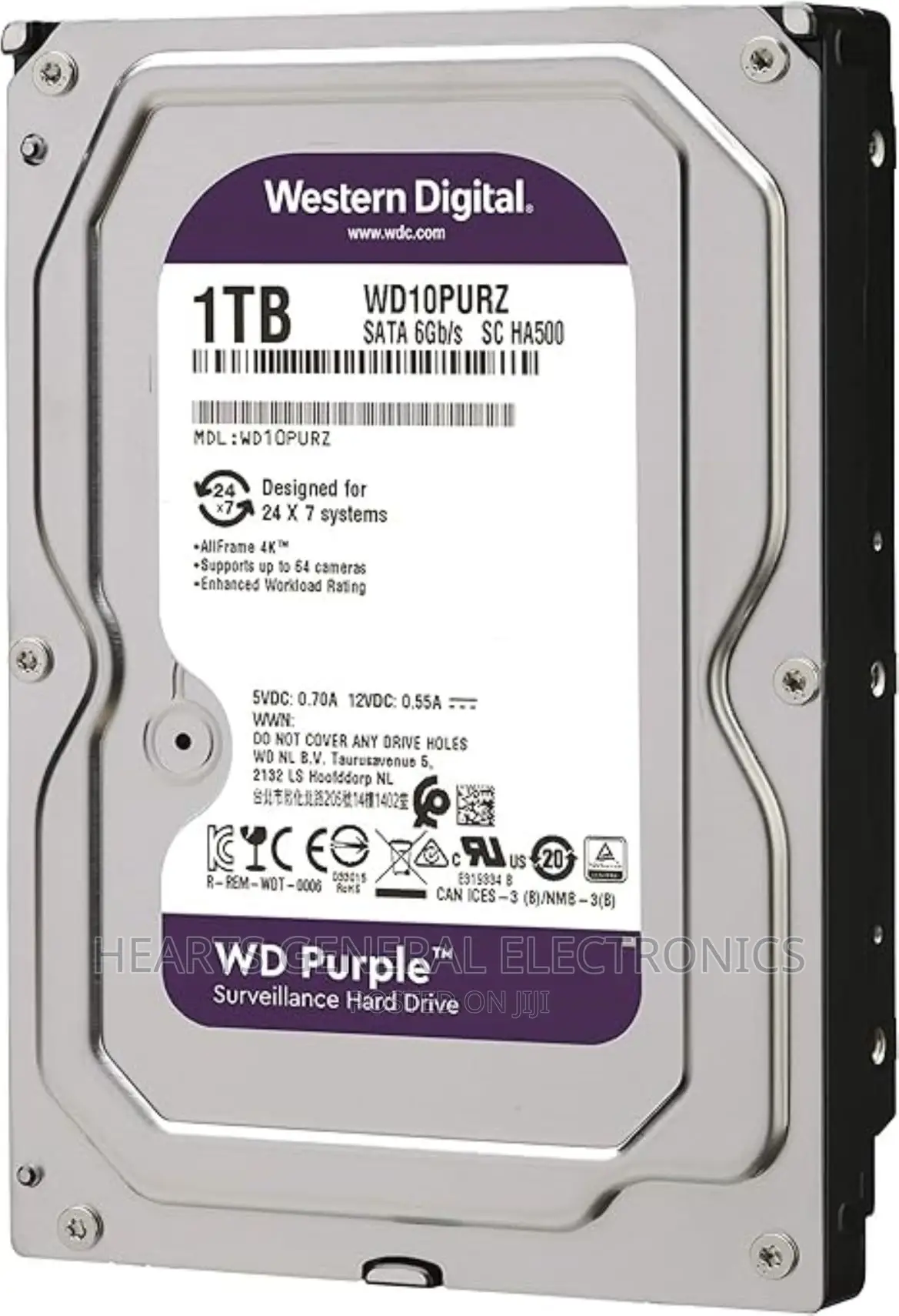 Servaillance Hard Drive 1TB ( Western Digital )