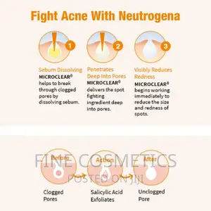 Neutrogena Oil Free Acne/Pimple Face Wash Wiz Salicylic Acid