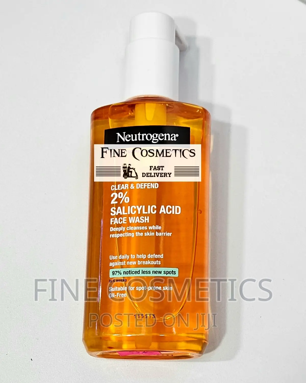 Neutrogena Oil Free Acne/Pimple Face Wash Wiz Salicylic Acid