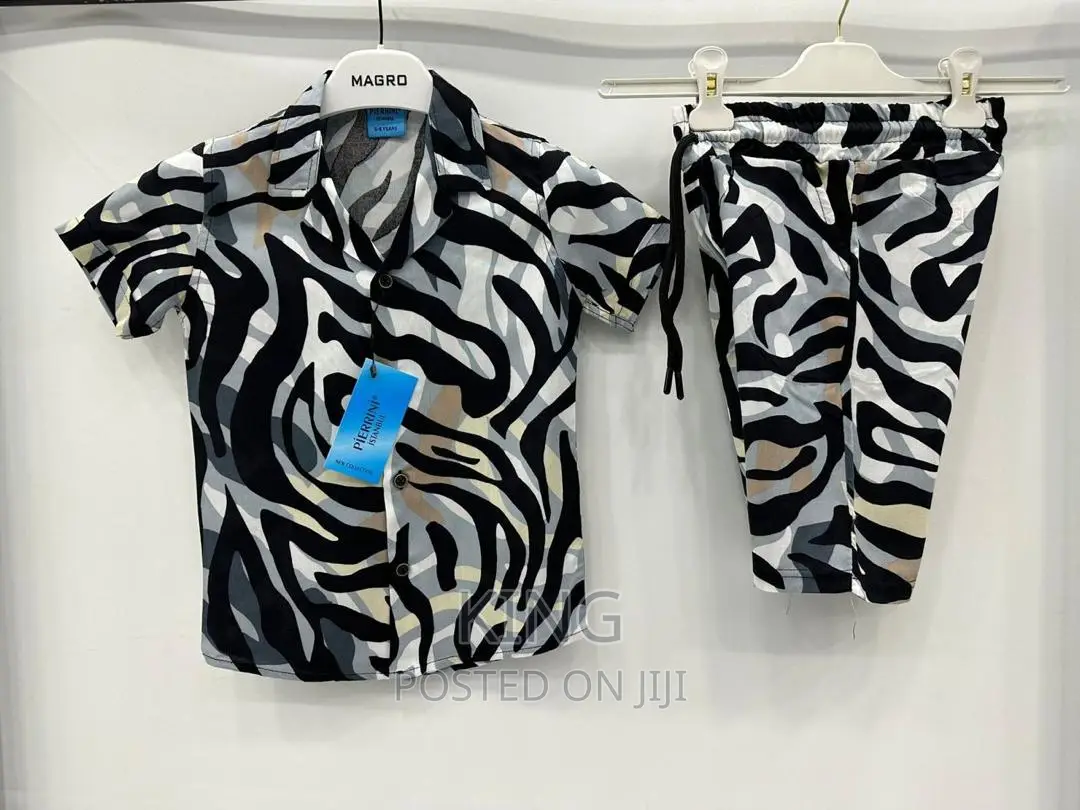 Kids Designer Set. Shirt and Short