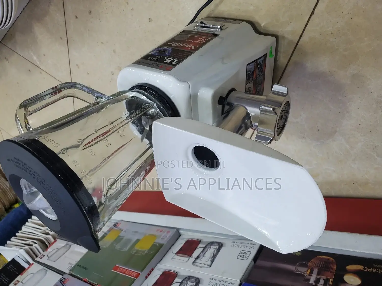 2in1 Sonifer Meat Mincer and Blender