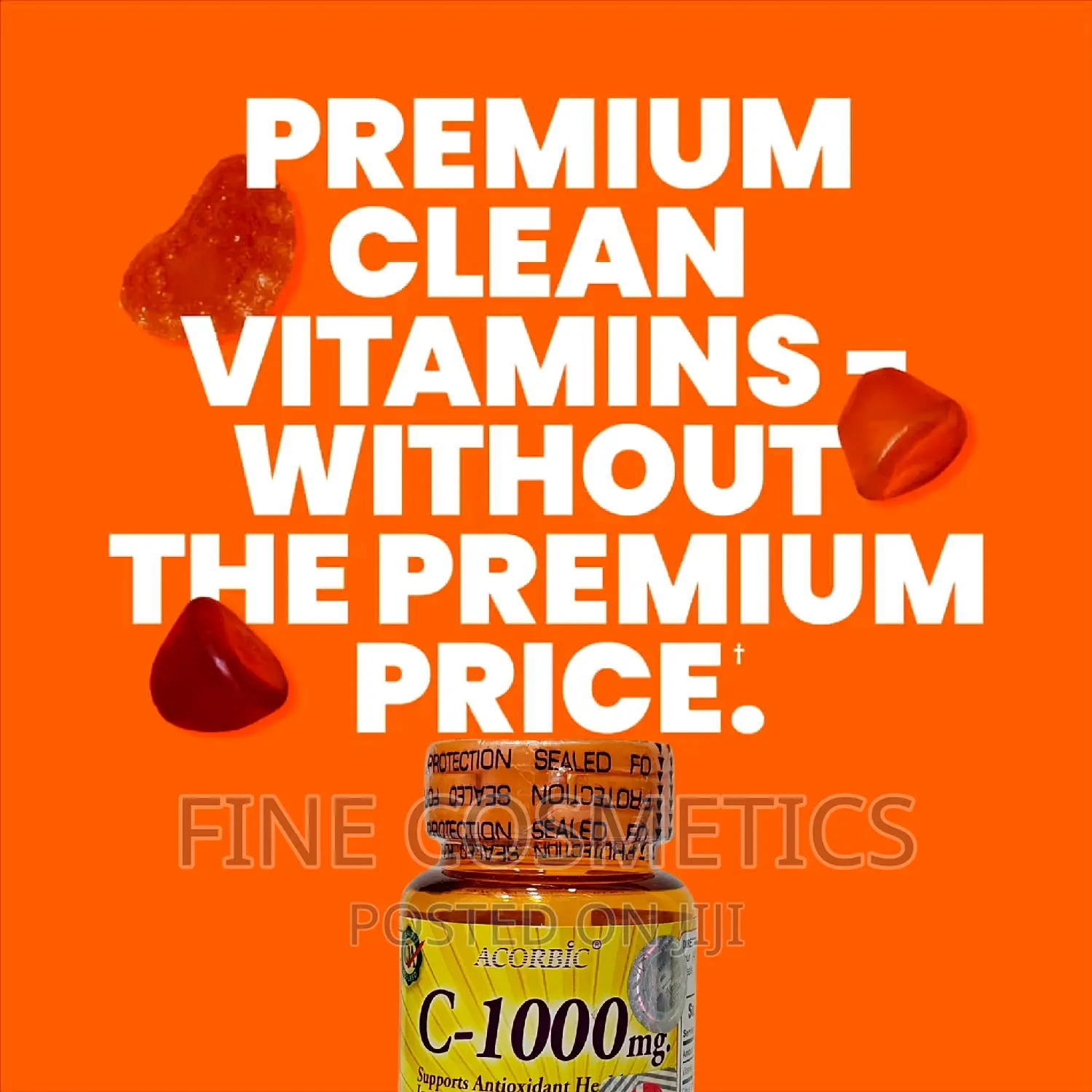 Acorbic Vitamin C 1000mg Healthy Skin + Immune Support Pills