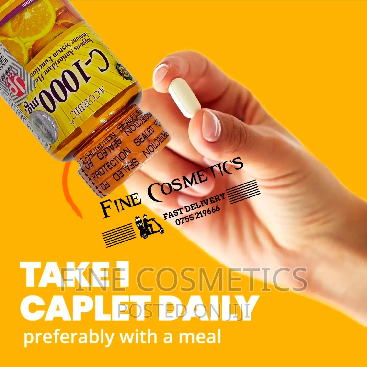 Acorbic Vitamin C 1000mg Healthy Skin + Immune Support Pills