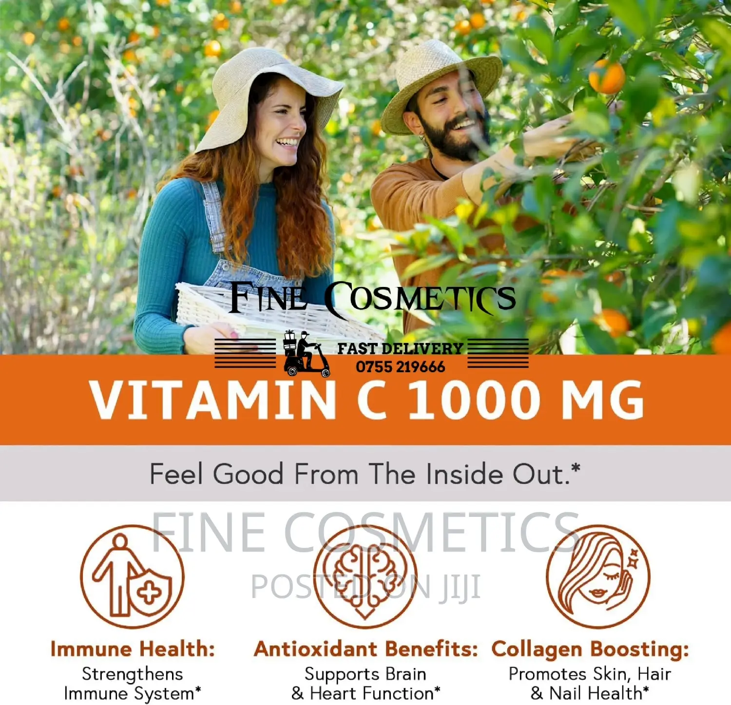 Acorbic Vitamin C 1000mg Healthy Skin + Immune Support Pills