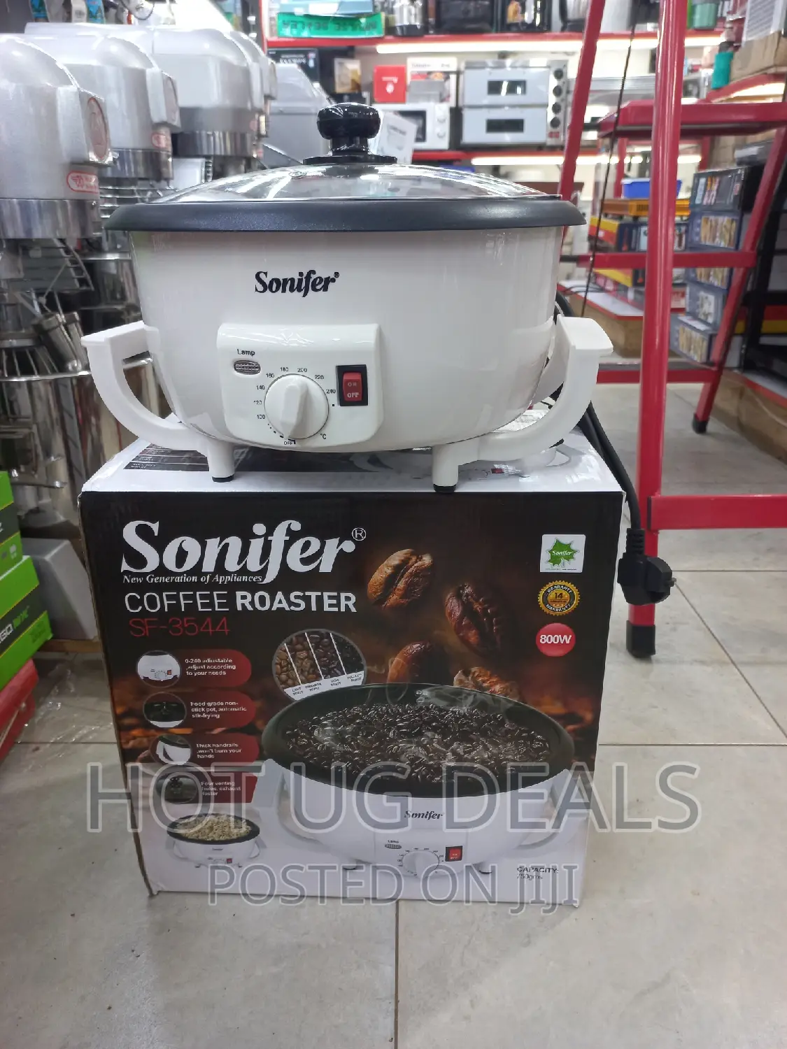 Sonifer Electric Coffee Bean Baked Roaster, 750g Capacity