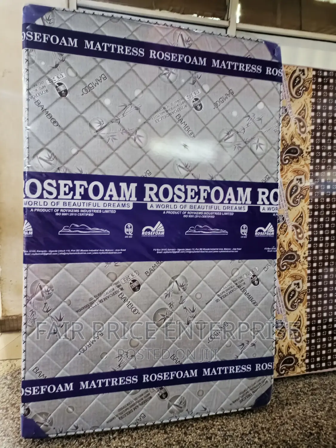 Rosefoam Mattress High Density 4*6 in 8 Inches