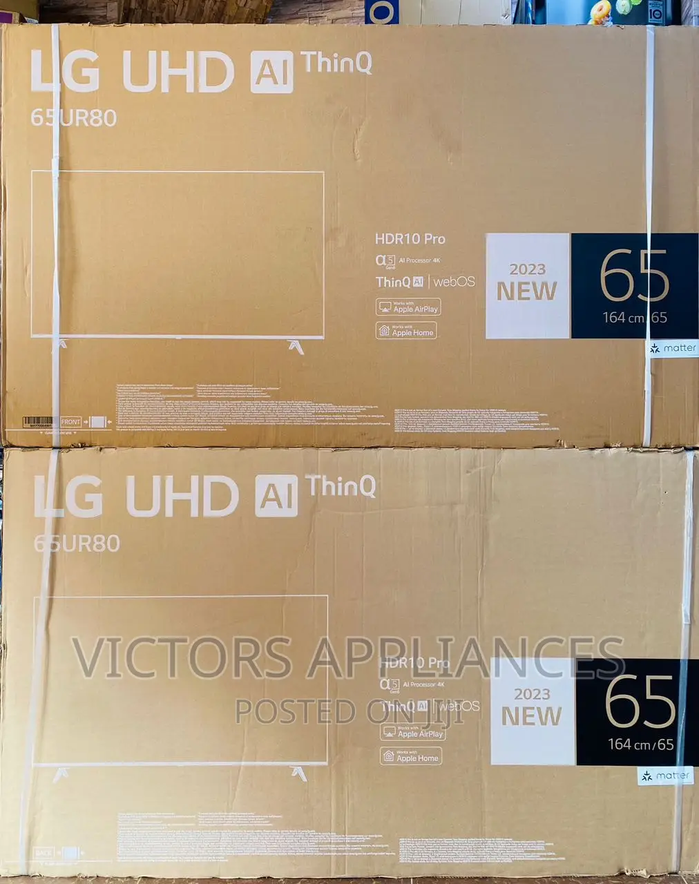 LG 65” UHD Smart Tv Powered by Webos