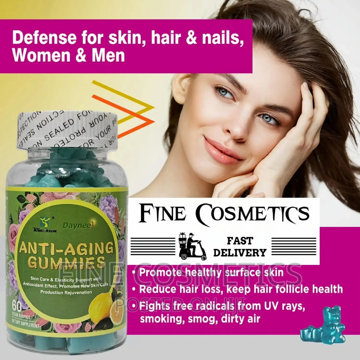 Anti-Aging Gummies | Delicious Supplement for Skin Care