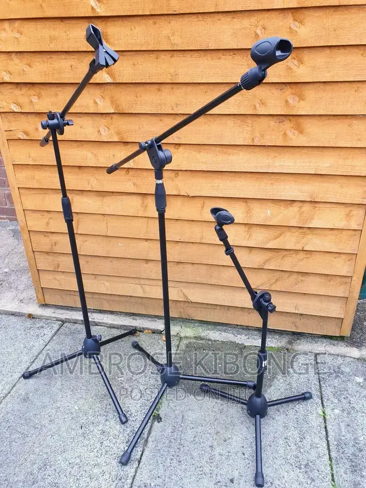3 Leg Boom Double Micr Stand NB-200 Adjustable Mic Stand