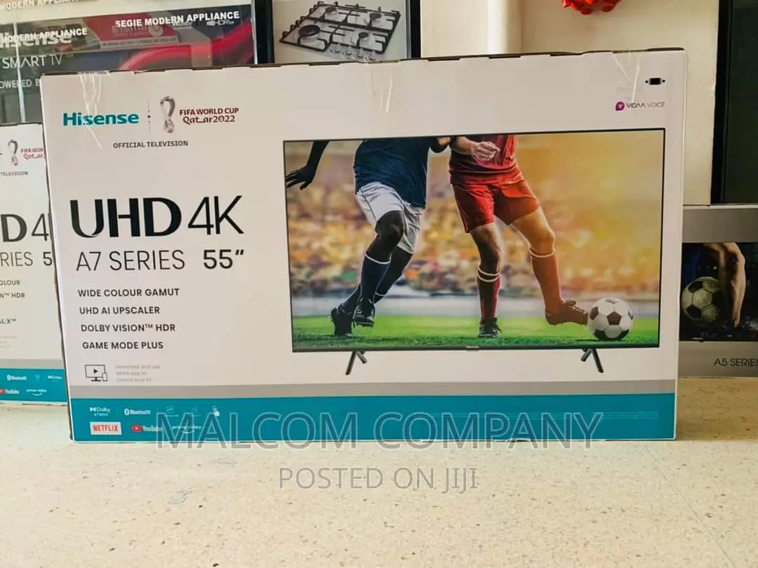 Hisense 55inches Smart UHD A7 Display Flat Screen Tv