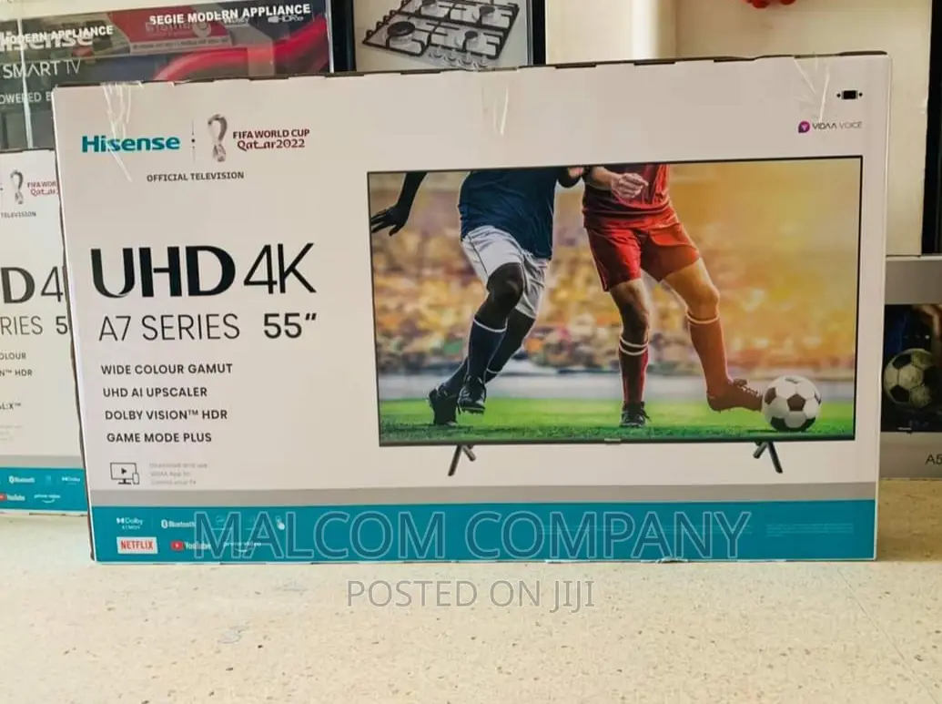 Hisense 55inches Smart UHD A7 Display Flat Screen Tv