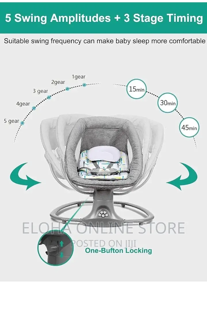 3 In 1 Electric Newborns Baby Rocking Chair/Swing