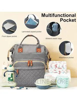 Multifunctional Baby Diaper Bag And Bed