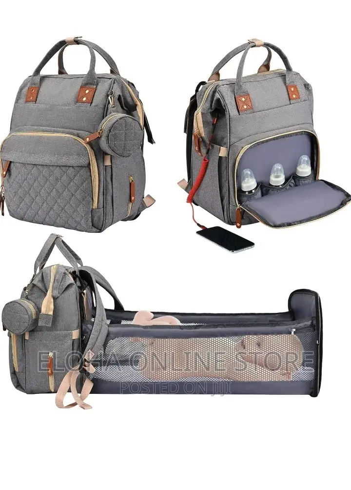 Multifunctional Baby Diaper Bag And Bed