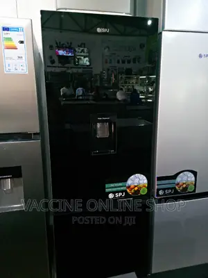 SPJ Fridge 429L Double Door With Water Dispenser BW