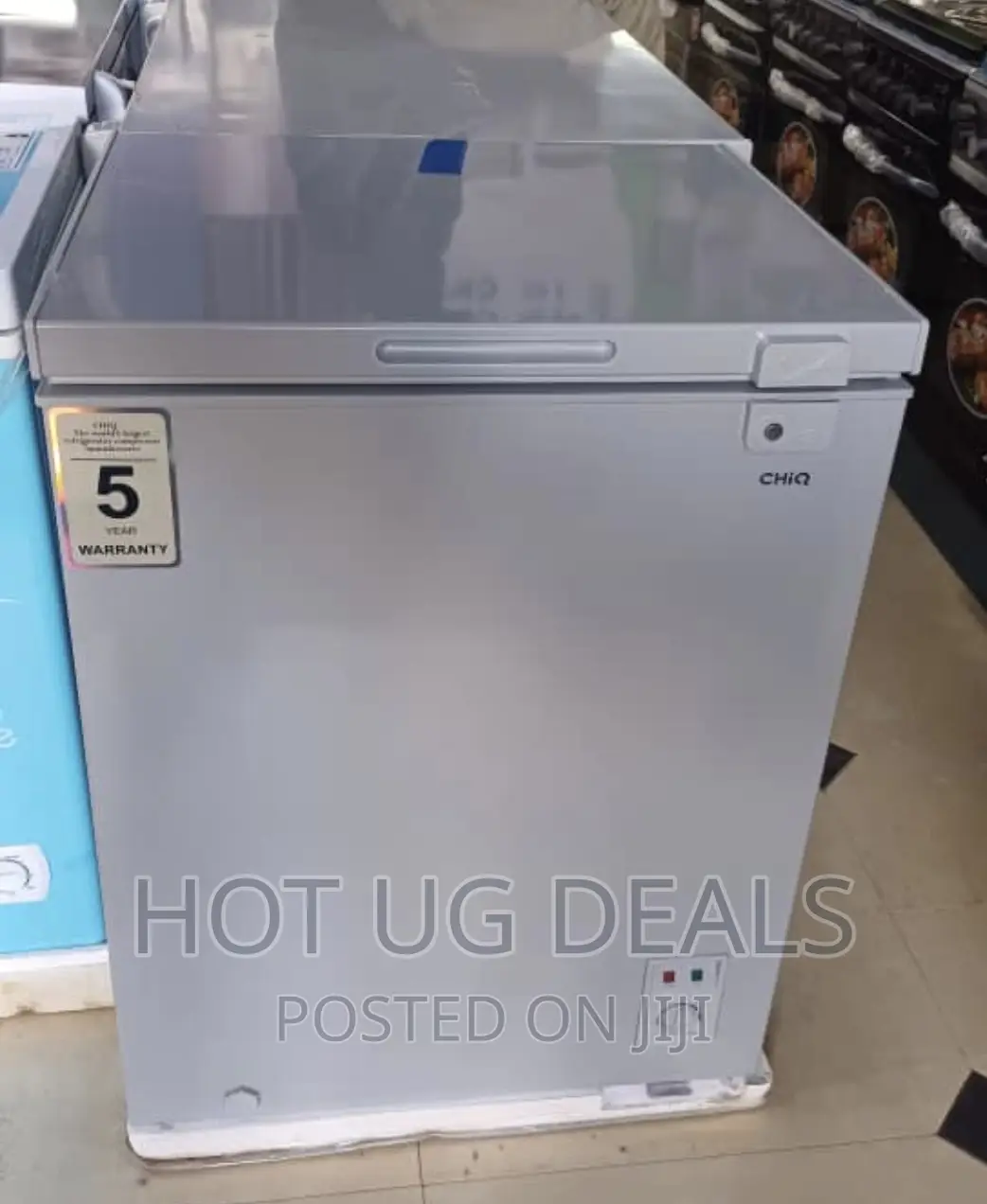Chiq 180 Liter Chest Freezer Single Door | Cf200 - Silver