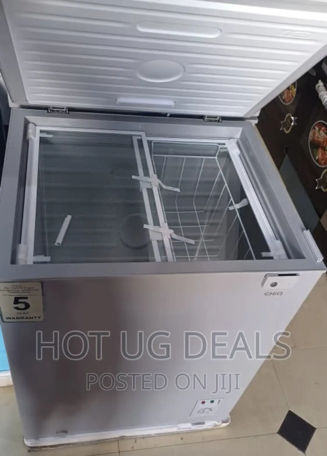 Chiq 200 Liter Chest Freezer Single Door CF200 Silver in Central