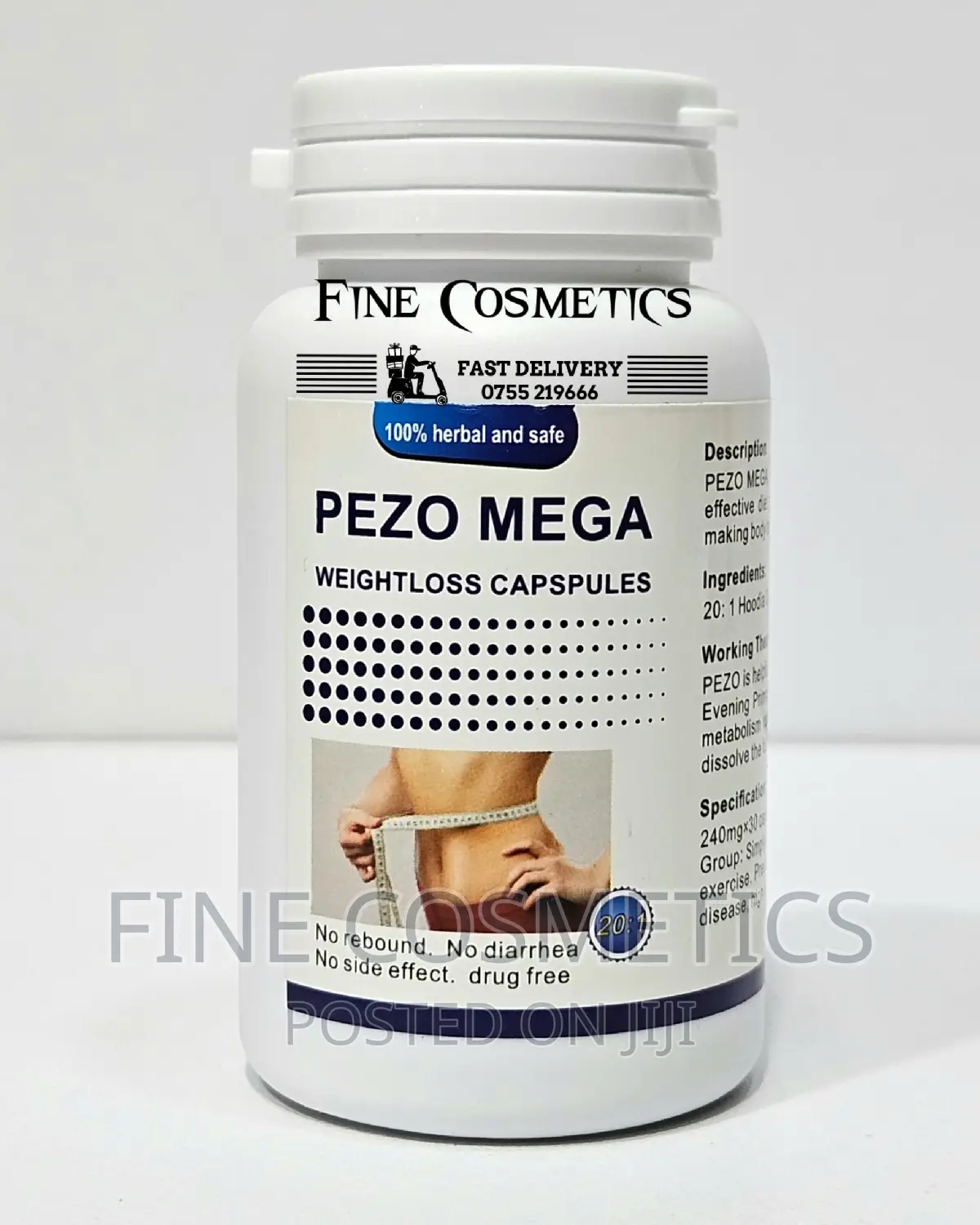 Pezo Mega Vip Weight Los Premium Slimming Fat Burner Caps Uk